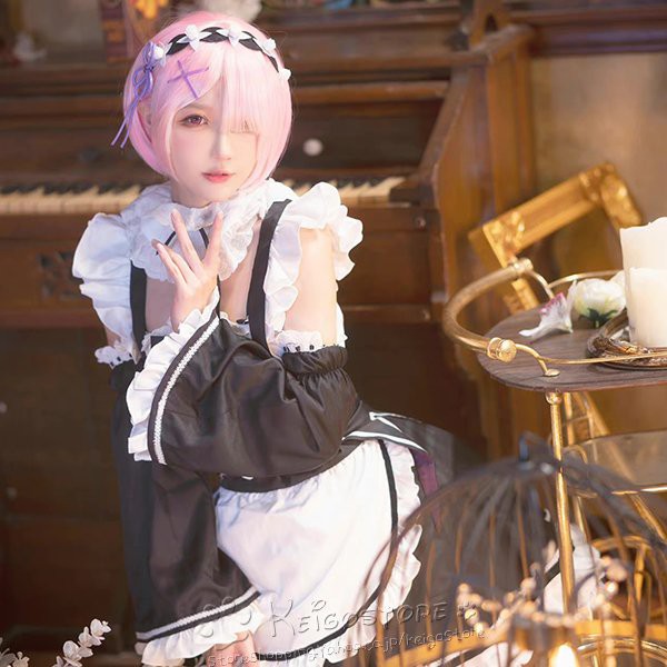 Re:ゼロから始める異世界生活 風 ラム メイド服 コスプレ 衣装